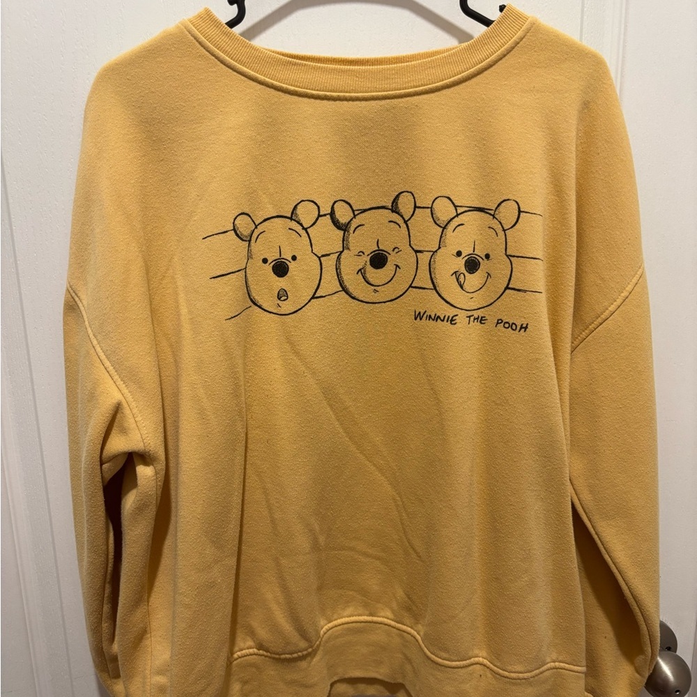 Disney Winnie the Pooh Yellow Sweatshirt